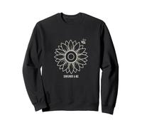 Abeille de Tournesol - Fleur et Abeille minimalistes Sweatshirt
