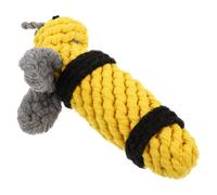 Abeille en Corde de Coton Résistant aux Morsures pour Chiot | Matière Douce Gencives, Aide à L’entraînement, Activité Interactive à Domicile ou Pendant la Cage