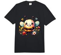 Abeille Heureuse, Grand Sourire, Abeille, sois Heureuse Comfort Colors Adult Heavyweight T-Shirt