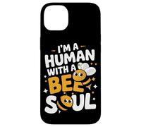 Abeille Je suis Un être Humain avec Une âme d'abeille Abeilles mellifères Insectes Coque pour iPhone 14 Plus