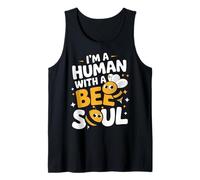 Abeille Je suis Un être Humain avec Une âme d'abeille Abeilles mellifères Insectes Débardeur
