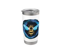 Abeille mignonne magique Gobelet isotherme en acier inoxydable double paroi