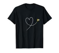 Abeille Volant Un cœur Animaux T-Shirt Graphique avec Valeur