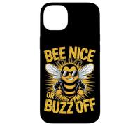 Abeilles Apiculteur Bee Nice Or Buzz Off Apiculteur Miel Coque pour iPhone 14 Plus