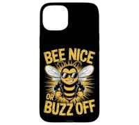 Abeilles Apiculteur Bee Nice Or Buzz Off Apiculteur Miel Coque pour iPhone 15 Plus