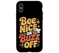 Abeilles Apiculteur Bee Nice Or Buzz Off Apiculteur Miel Coque pour iPhone X/XS
