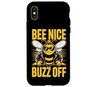 Abeilles Apiculteur Bee Nice Or Buzz Off Apiculteur Miel Coque pour iPhone X/XS