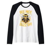 Abeilles Apiculteur Bee Nice Or Buzz Off Apiculteur Miel Manche Raglan