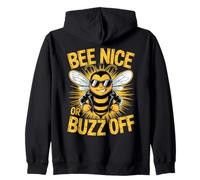 Abeilles Apiculteur Bee Nice Or Buzz Off Apiculteur Miel Sweat à Capuche