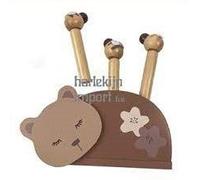 Abeilles Pop-Up En Bois. 18x14x3.5cm. 1+