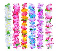 Abeillo Leis hawaïen pour Luau Décorations de fête de remise de diplôme Accessoires hawaïens pour adultes