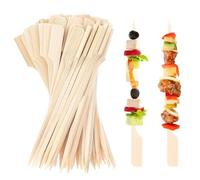 Abeillo Lot de 100 brochettes en bambou, 11,9 cm, marron