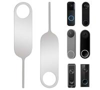 Abeillo Lot de 2 outils de rechange pour clé de sonnette Blink - Outil d'ouverture de sonnette compatible avec Arlo, Nest et Eufy Video Remove Blink Doorbell Mount et remplacement de batterie