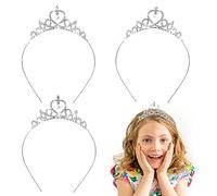 Abeillo Lot de 3 Diadèmes en Cristal pour Filles Avec Strass, Princess Crown Tiara - Accessoires pour Cheveux - pour Femme et Fille
