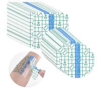 Abeillo Saniderm Lot de 50 bandages adhésifs imperméables transparents élastiques pour soins de tatouage, bandage, natation, douche