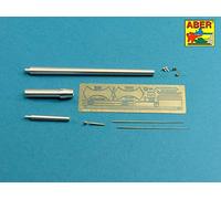 Abel 35 L-225 1/35 German Mouse Super Heavy Tank Barrel Set, Main Gun Secondaire, Antenne (Point)