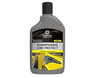 ABELAUTO Shampooing Cire Protect 3 en 1-500 ml - Dégraisse, Lustre et Protège, Shampooing Voiture avec Cire, Nettoyant Carrosserie Auto Effet Brillance