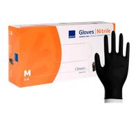 Abena Classic Nitril Gloves Black 100pcs Medium