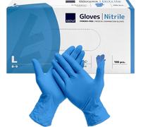 Abena Classic Nitril Unt.Hands.unste.pf L bleu 100 pces