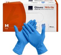 Abena Classic Nitril Unt.Hands.unste.pf M bleu 100 pces