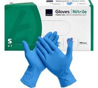 Abena Classic Nitril Unt.Hands.unste.pf S bleu 100 pces