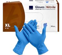 Abena Classic Nitril Unt.Hands.unste.pf XL bleu 100 pces