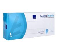 Abena Excellent Gants Nitrile Bleu Taille L 100 Pièces