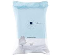 Abena Gants de toilette | Lot de 50 | Gants jetables | Joint ultrasonique | Testé dermatologiquement | Substitut des lingettes pour le corps et les lingettes pour incontinence