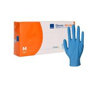 Abena – Gants nitrile Classic – non poudrés, non stériles – boîte de 100 – Medium (7/8)