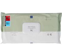 ABENA Lingettes humides pour adultes | Lot de 50 lingettes nettoyantes pour la santé et les soins personnels | Lingettes pour adultes mesurant 30 x 30 cm | Lingettes humides qui peuvent être utilisées