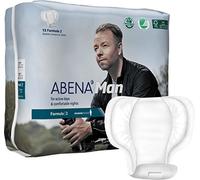 Abena Man Formula 2 Lot de 15 serviettes d'incontinence pour homme, éco-étiquetées, protection supplémentaire, respirantes et confortables avec absorption rapide, discrètes - Absorption de 700 ml