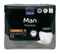 ABENA Man Formula 2, 180 pièces | Premium protections absorbantes pour fuites urinaires masculines | Discrets et confortables | Absorption rapide | Respirant et confortable