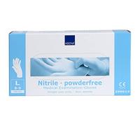 Abena - Nitril Handschoenen - Wit - Poedervrij - Maat L - 100 Stuks