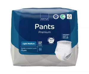 Abena Pants Light - Couche-culotte unisexe - Taille M - 15 pièces