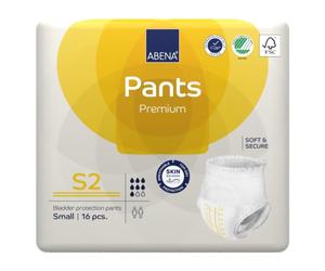 Abena Pants Premium - Couche-culotte unisexe - Taille S2 - 16 pièces