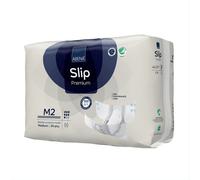 ABENA Slip Premium Lot de 24 serviettes d'incontinence tout-en-un pour homme et femme, éco-étiquetées, pour incontinence pour homme - Taille M 2, tour de taille de 70 à 110 cm, absorption de 2600 ml