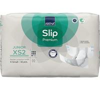 Abena Slip Premium Junior Couches Ecolabelled Couches Pantalons Protection Améliorée Anti-Fuites Culotte Sécurité et Confortable pour Enfants - Taille 7/XS2, 40-60 cm Tour de taille 5-15 ans, 1 x 32PK