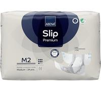 ABENA Slip Premium Lot de 4 serviettes d'incontinence tout-en-un pour homme et femme, éco-étiquetées pour incontinence, pour homme et femme, taille M 2, tour de taille de 70 à 110 cm, absorption de