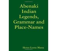 Abenaki Indian Legends Grammar