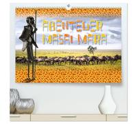 Abenteuer Masai Mara (hochwertiger Premium Wandkalender 2026 DIN A2 quer), Kunstdruck in Hochglanz: Die Masai Mara ist Kenias tierreichstes Reservat, ... der Arten als auch auf die der Einzeltiere.