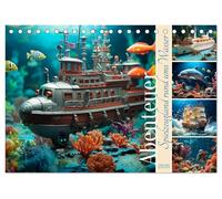 Abenteuer Spielzeugland rund ums Wasser (Tischkalender 2026 DIN A5 quer), CALVENDO Monatskalender: Am, auf und unter dem Wasser gibt es viel zu entdecken