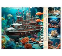 Abenteuer Spielzeugland rund ums Wasser (Wandkalender 2026 DIN A3 quer), CALVENDO Monatskalender: Am, auf und unter dem Wasser gibt es viel zu entdecken