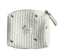 ABenxxou Newborn Essentials Organisateur de Sacs à Langer pour bébé Portable Mini Sacs à Couches Sac à Langer Maman Sac à bandoulière Unique Fermeture éclair Broderie Ours Imprimé Maman Sac de Voyage