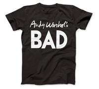 AbER34e Andy Warhol's Bad As Worn by T-Shirt 100% Cotton Andy