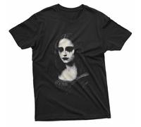 AbER34e Gothic Mona Lisa Dark Grunge Horror Portrait T-Shirt