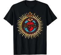 AbER34e Limited Sacred Heart of Jesus Catholic Art Traditional Latin Mass T-Shirt