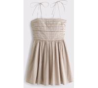 Abercrombie & Fitch Abercrombie & Fitch Grey Tie Shoulder Strap Mini Dress Grey Large