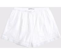 Abercrombie & Fitch Abercrombie & Fitch White Voile Pull-On Shorts White XL (EU 48-50)