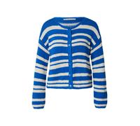 Abercrombie & Fitch Cardigan bleu marine / blanc, Taille L