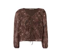 Abercrombie & Fitch Chemisier marron / orange clair / magenta / poudre, Taille M